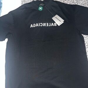 Balenciaga Black Short Sleeve Tee